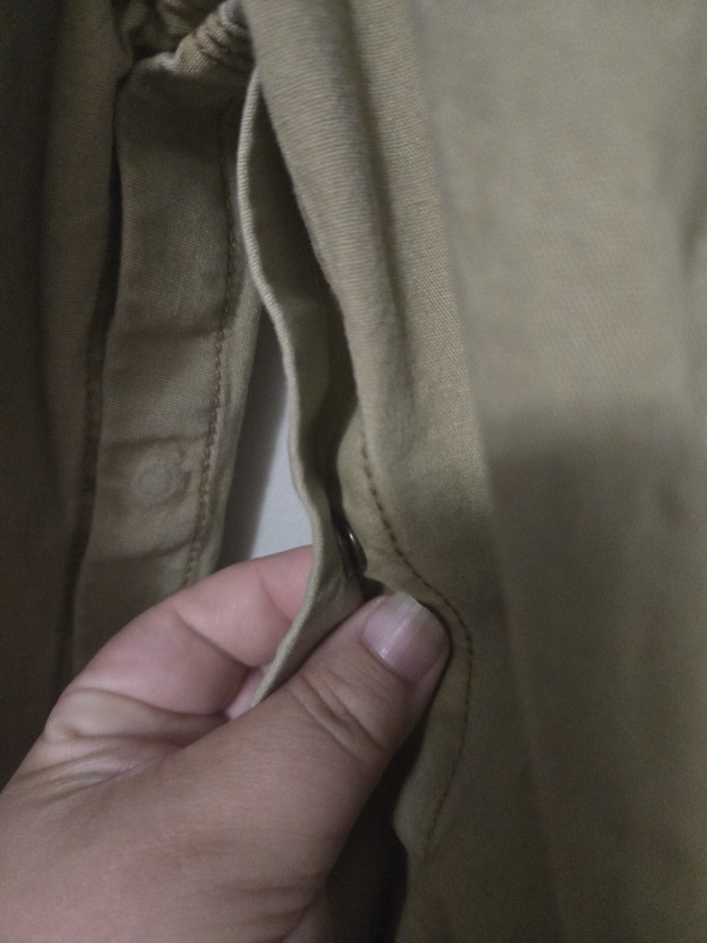 OshKosh B'gosh Toddler Tan Overalls - Picture 8 of 9